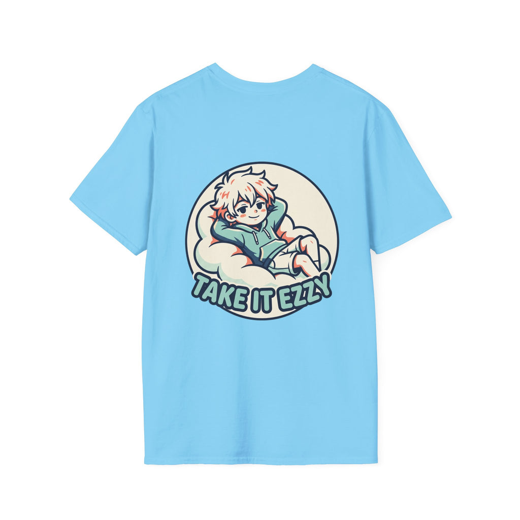 Take It Ezzy T-Shirt — Cute Chill Anime Boy Graphic Tee
