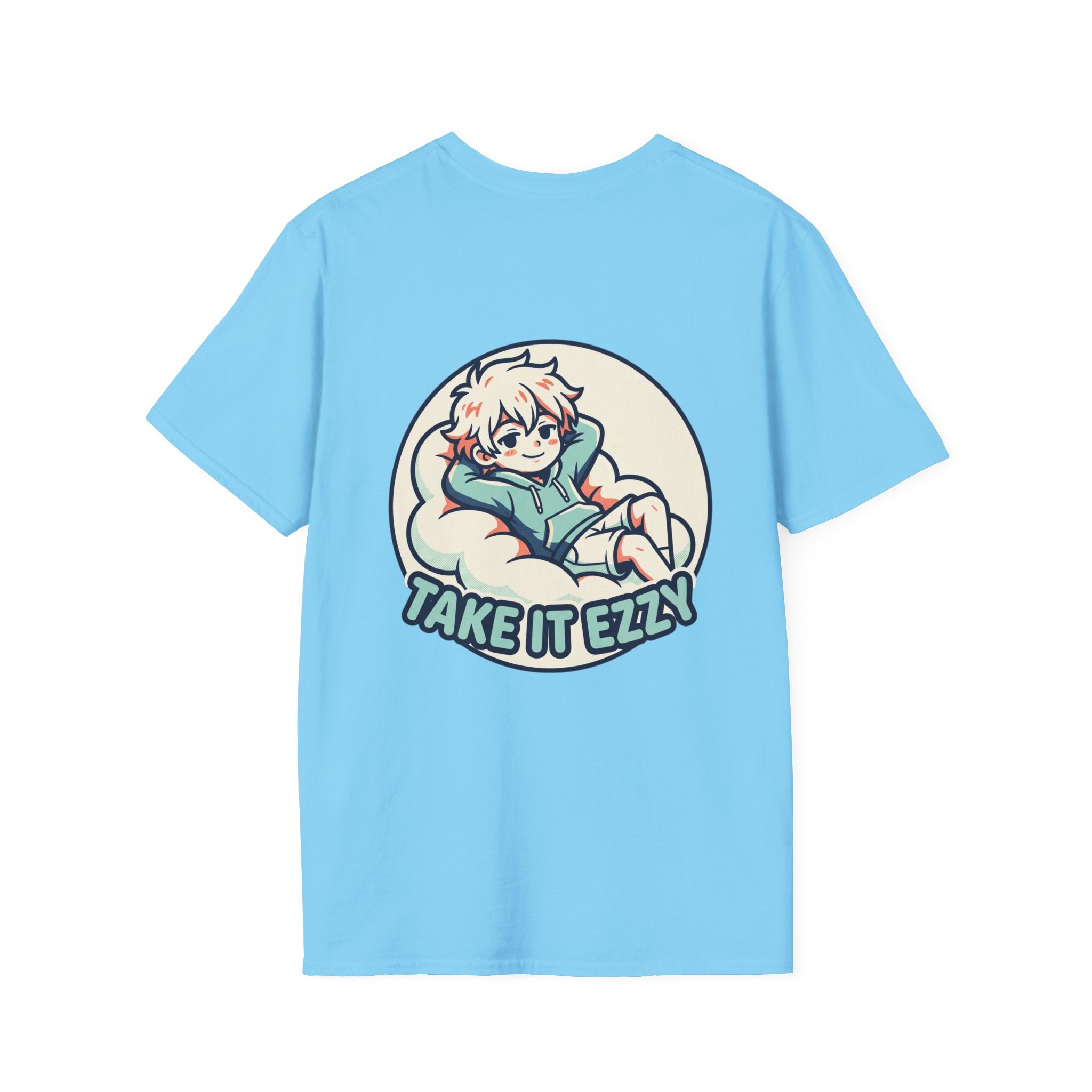 Take It Ezzy T-Shirt — Cute Chill Anime Boy Graphic Tee