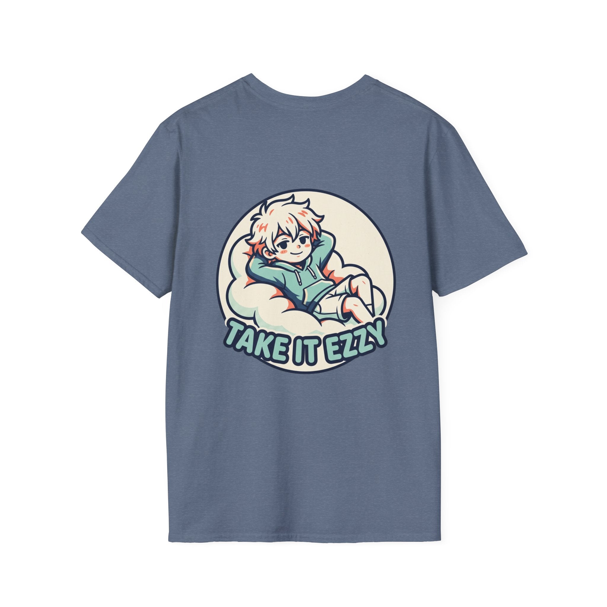 Take It Ezzy T-Shirt — Cute Chill Anime Boy Graphic Tee