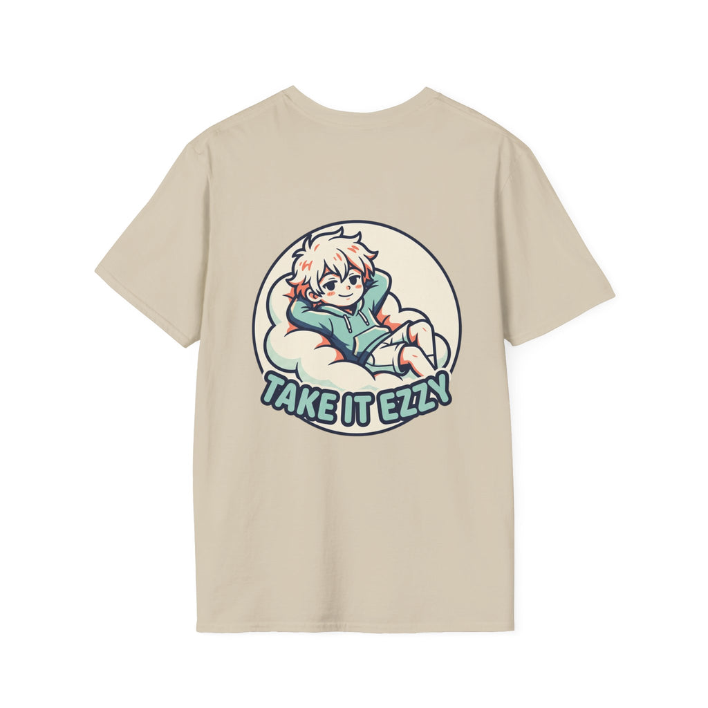 Take It Ezzy T-Shirt — Cute Chill Anime Boy Graphic Tee